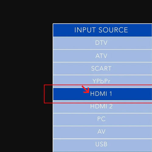 Set up your TV’s Input Source